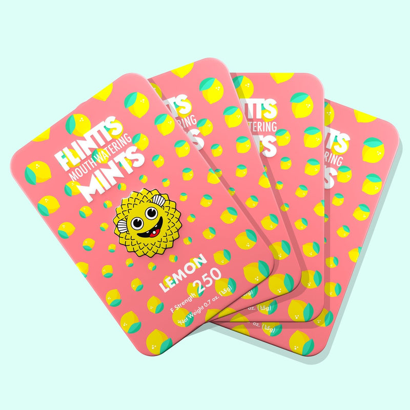 Flintts Mints Flintts Mouth Watering Mints Lemon - F-Strength 250