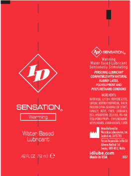 I.D. Lubricants ID Sensation 14 G Tube 500 Pcs