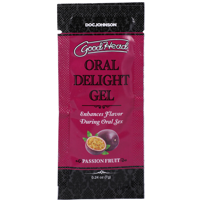 "Goodhead Oral Delight Gel Passion Fruit 0.24 Bulk Oz DJ1387-41-BU"