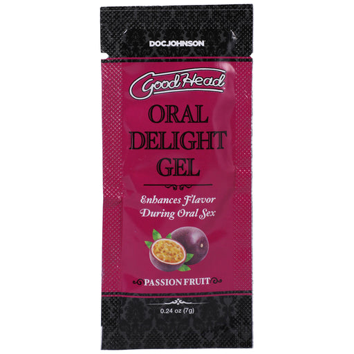 "Goodhead Oral Delight Gel Passion Fruit 0.24 Bulk Oz DJ1387-41-BU"