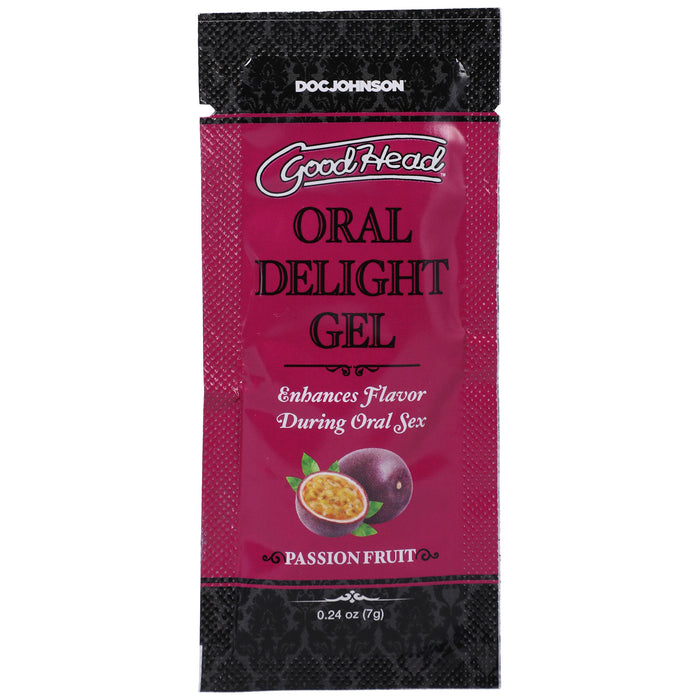 "Goodhead Oral Delight Gel Passion Fruit 0.24 Bulk Oz DJ1387-41-BU"