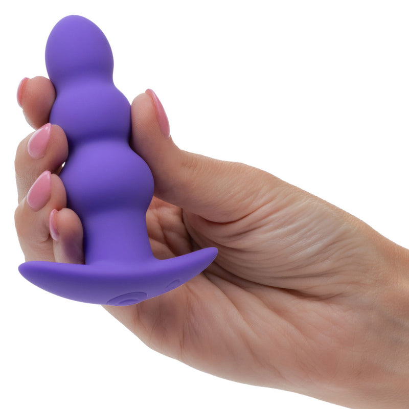 CalExotics Basic Essentials Rechargeable Beaded Probe - Purple