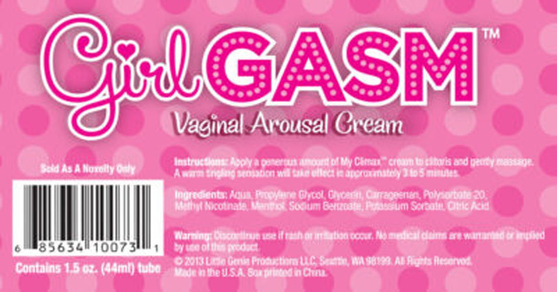 Little Genie Girlgasm Arousal Cream
