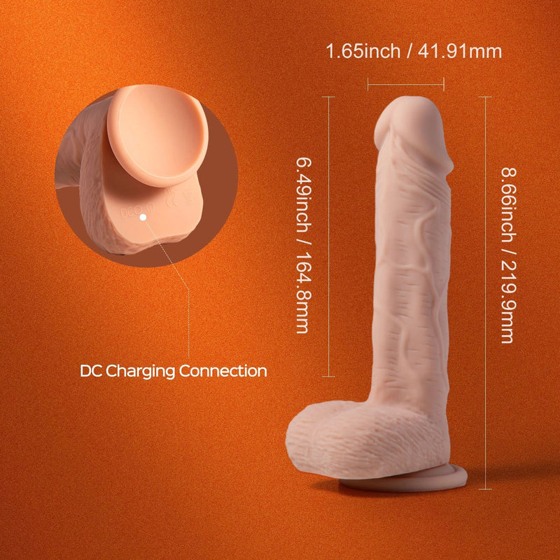 Honey Play Box Paxton-App Controlled 7.5" Realistic Thrusting Penetrator Dildo