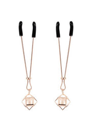 "Brat Pearl Nipple Clips - Rose Gold SS09845"
