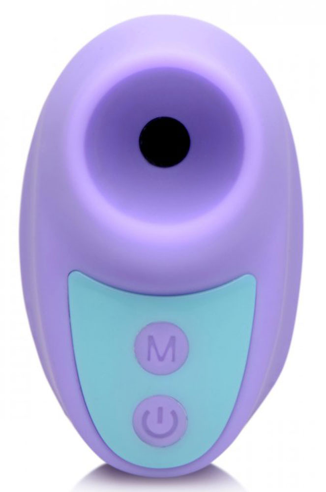 XR Brands Shegasm Mini 12x Mini Silicone Clit Stimulator - Purple