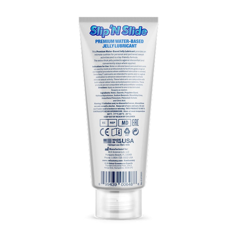 M.D. Science Lab Swiss Navy Slip N Slide - Premium Jelly Lubricant - 2 Fl. Oz.
