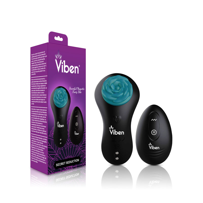 Viben Secret Seduction Remote Panty Vibe - Black/ocean