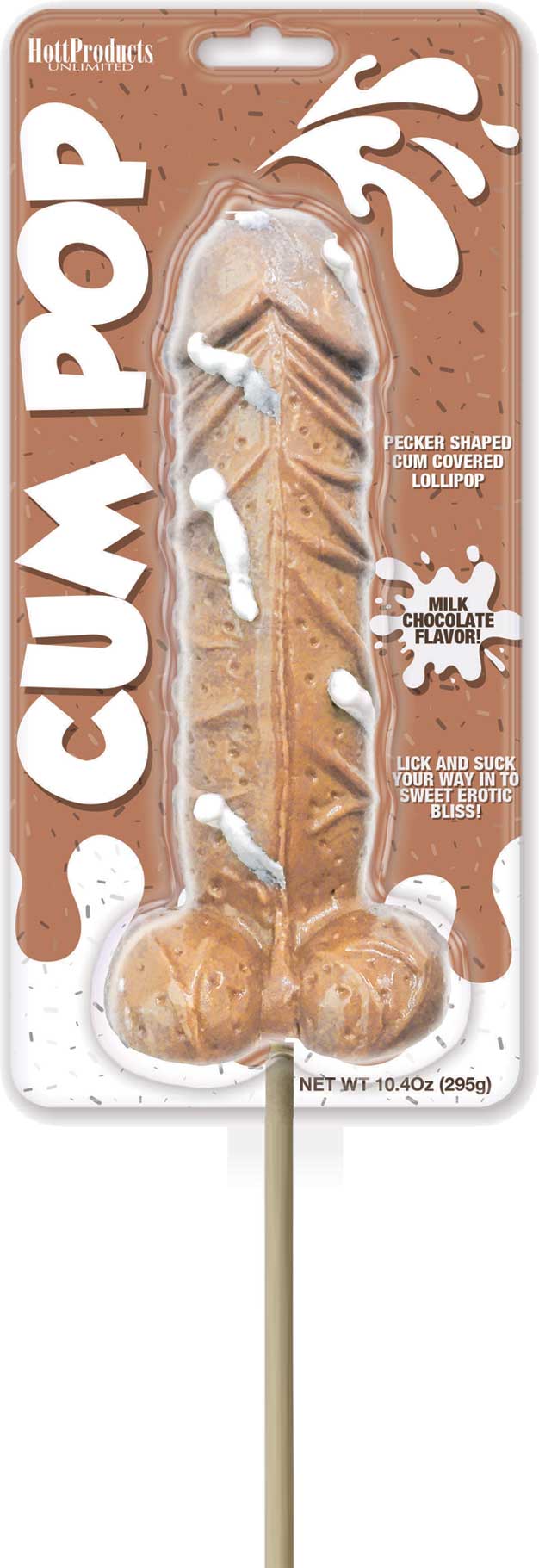 Hott Products Cum Cock Pops - Milk Chocolate