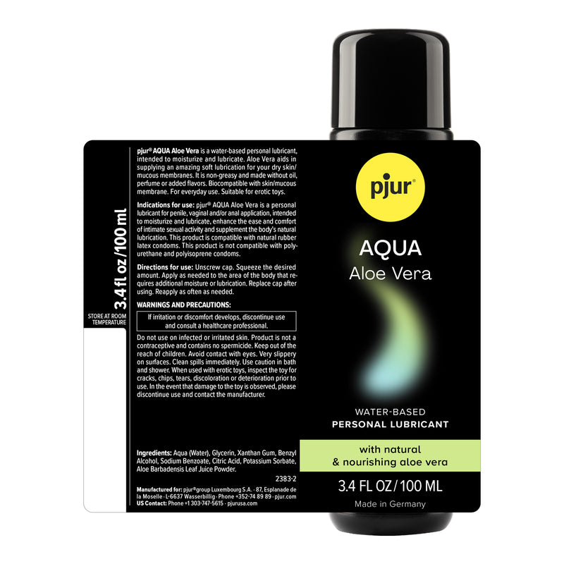 Pjur Pjur Aqua Aloe Vera - 100 ml - 3.4 Fl. Oz