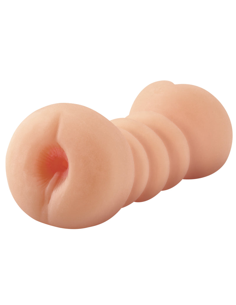 Pipedream Extreme Flip Me Over Masturbator - Flesh - Stroker Masturbator - Realistic Pocket Pussy