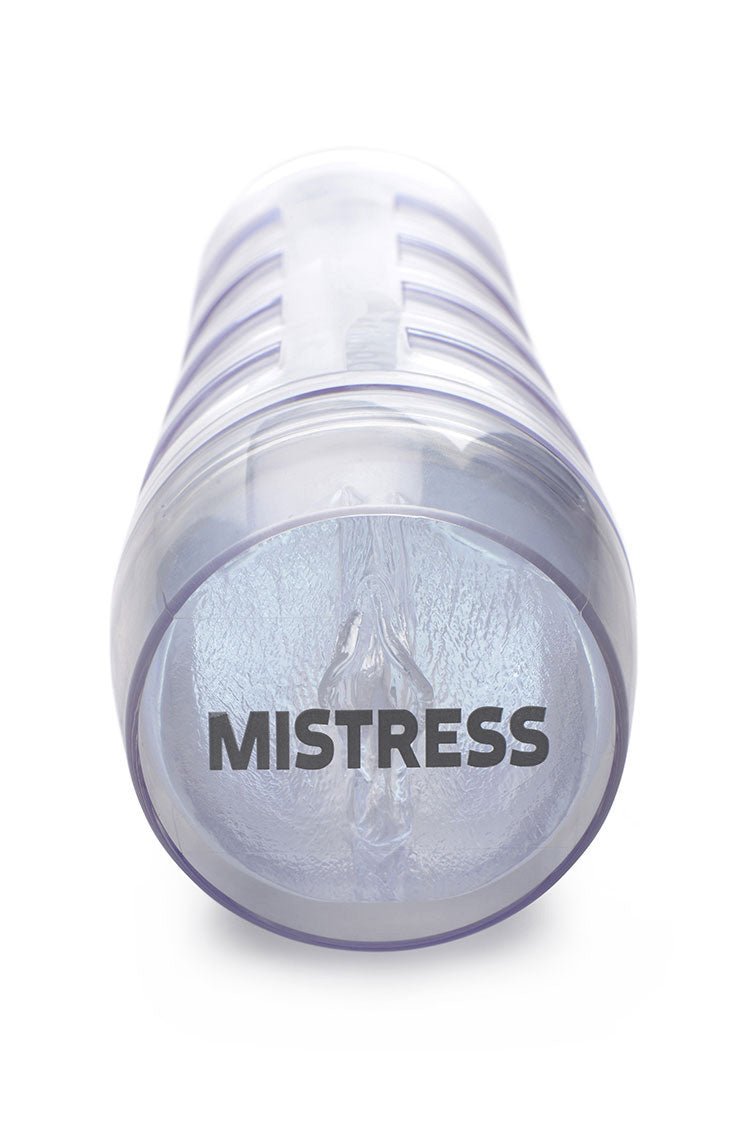 Curve Toys Mistress Julie - Diamond Deluxe Clear Pussy Stroker - Stroker Masturbator - Pocket Pussy