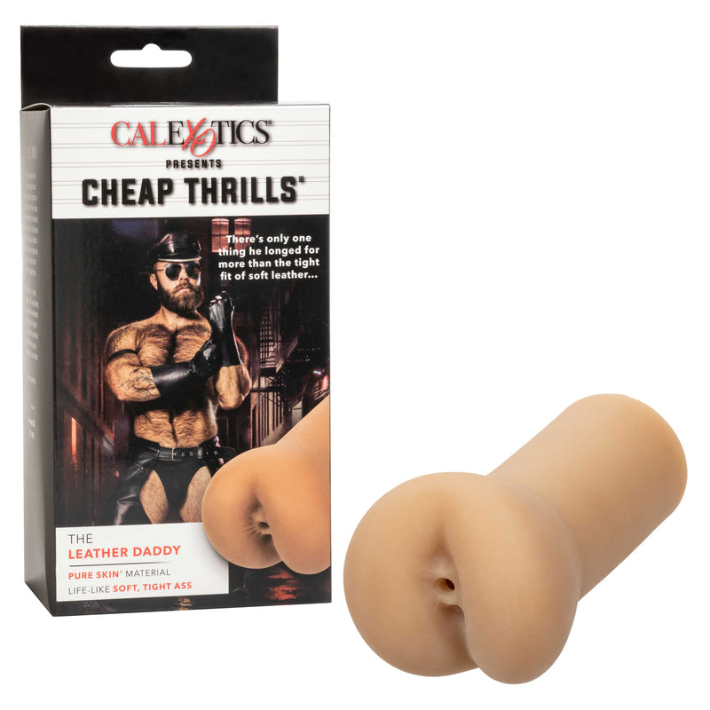 CalExotics Cheap Thrills The Leather Daddy - Stroker Masturbator - Realistic Pocket Pussy