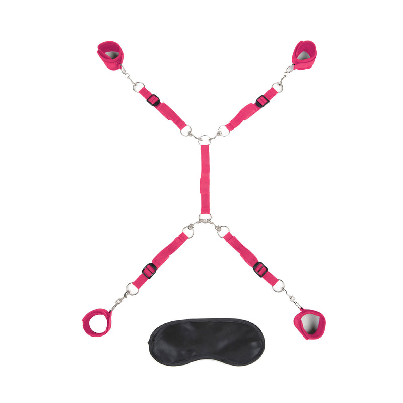 Electric Novelties 7 Pc Bed Spreader - Hot Pink