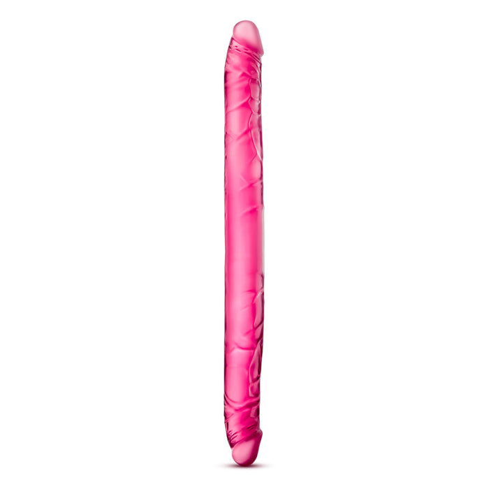 Eden 16" Long Pink Realistic Double Sided Dildo