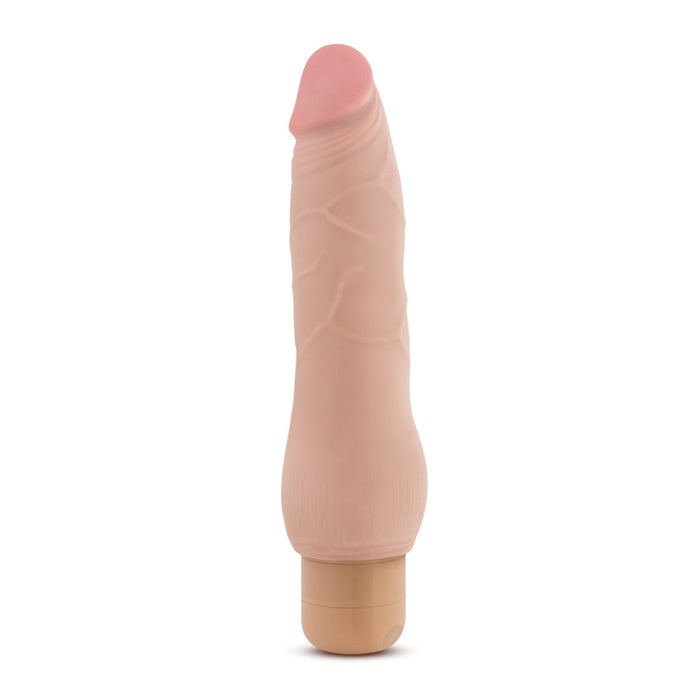 Eden 9" Long Beige Realistic Vibrating Dildo