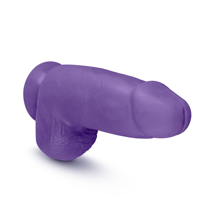 Eden 10" Long Purple Thick Realistic Dildo With Balls & Suction Cup Base