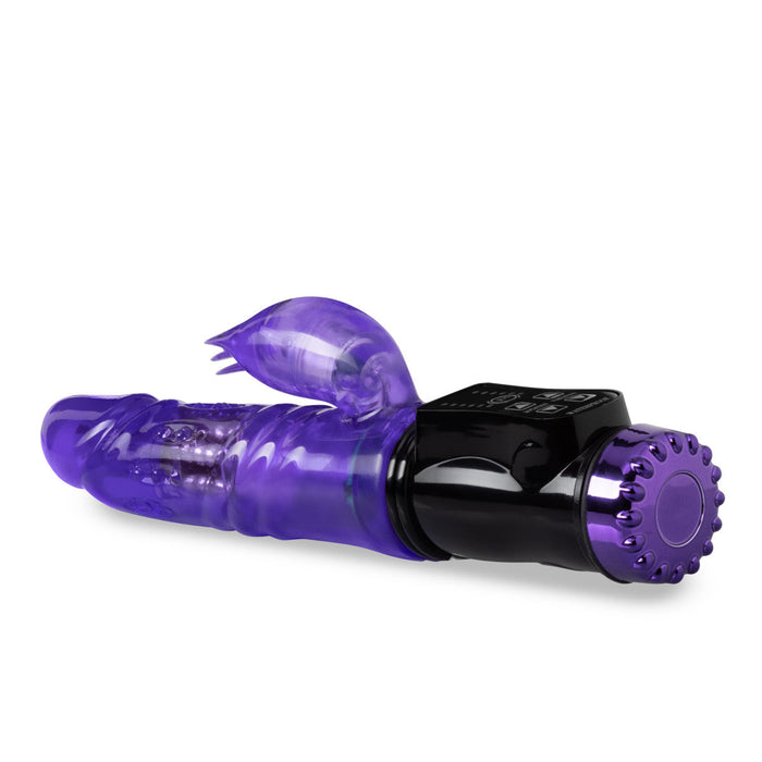 Eden 8.5" Long Purple Multi-Speed Gyrating & Rotating Rabbit Vibrator