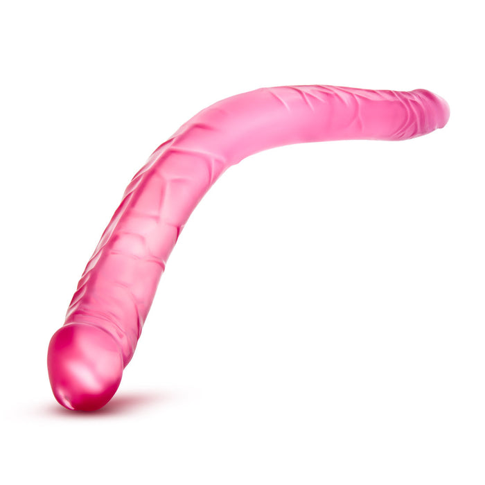 Eden 16" Long Pink Realistic Double Sided Dildo