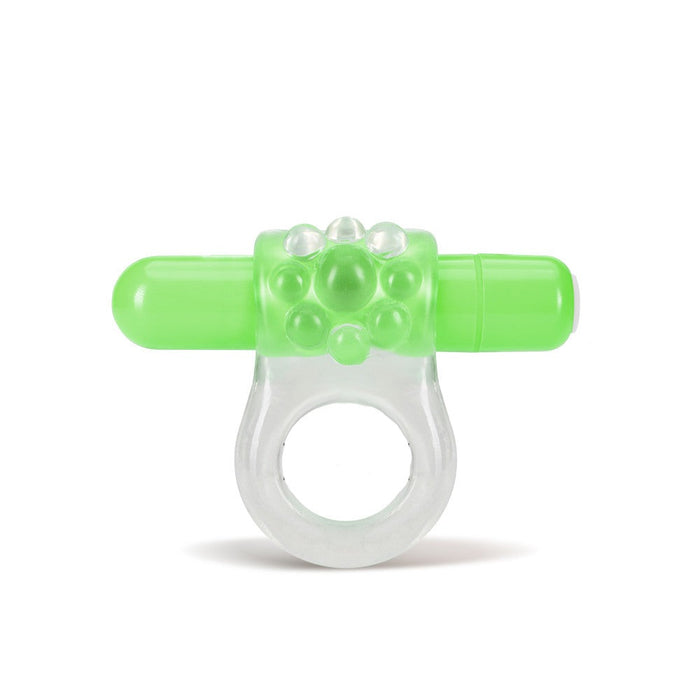 Eden Green Soft & Stretchy Nubs Vibrating Cock Ring