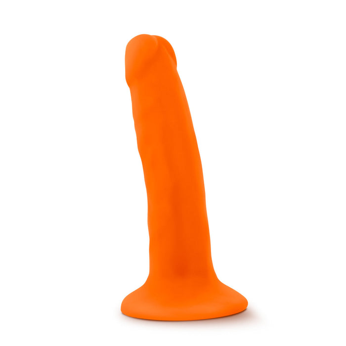 Eden 6" Long Orange Realistic Dildo With Suction Cup Base