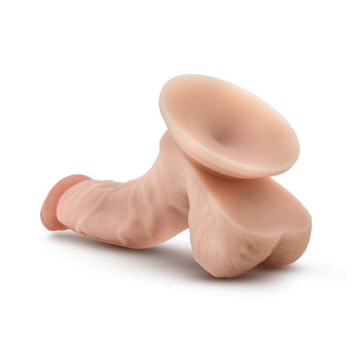 Eden 6.5" Long Beige Realistic Dildo With Balls & Suction Cup Base