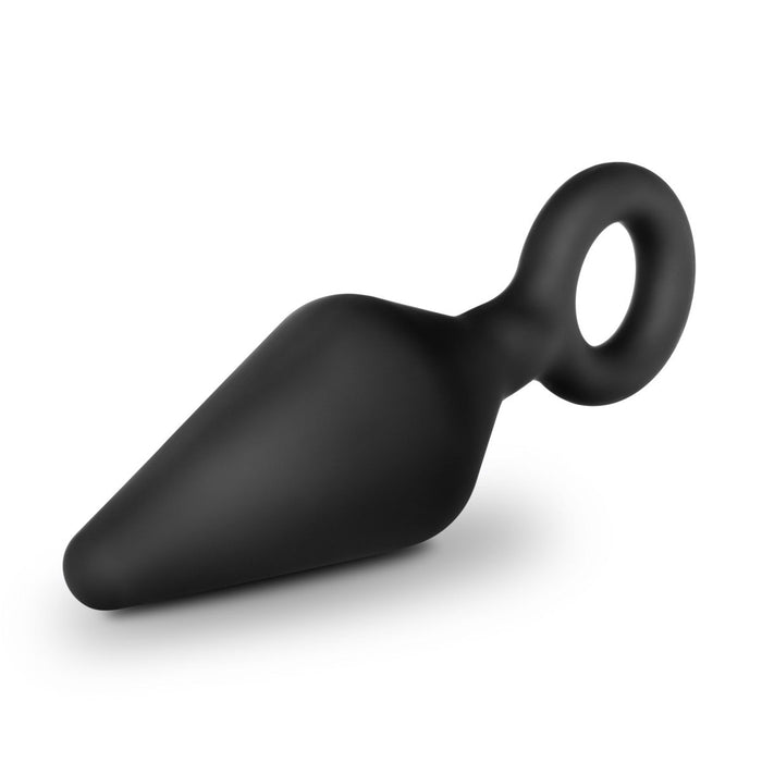 Eden Black Silicone Beginner's Anal Butt Plug (3 Pack)