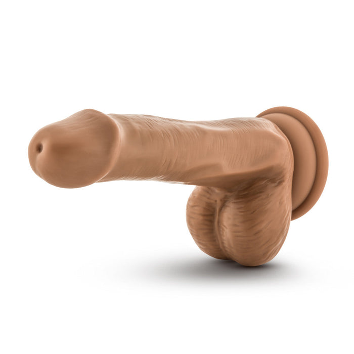 Eden 6.5" Long Brown Realistic Dildo With Balls & Suction Cup Base