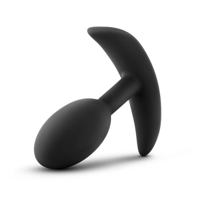 Eden 3.5" Long Black Silicone Motion Activated Tapered Anal Butt Plug