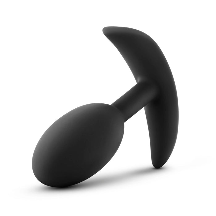 Eden 4" Long Black Silicone Beginner's Anal Butt Plug