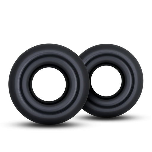 Adult Sex Toys 2 Piece Black Cock Ring