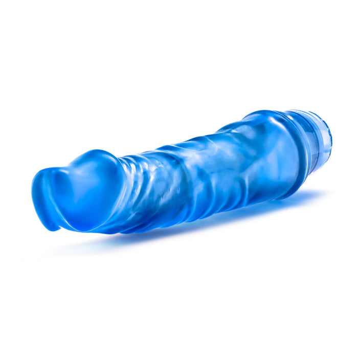 Eden 9.25" Long Blue Realistic Multispeed Vibrating Dildo