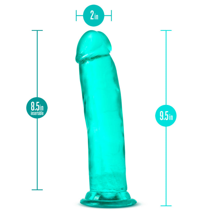 Eden 9.5" Long Realistic Dildo With Balls & Suction Cup Base