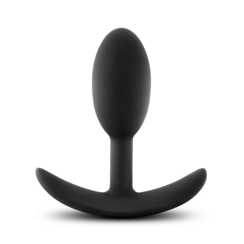Adult Sex Toys 3.5" Long Black Silicone Beginner's Anal Butt Plug