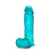 Adult Sex Toys 9" Long Green Realistic Dildo With Balls & Suction Cup Base