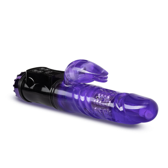 Eden 8.5" Long Purple Multi-Speed Gyrating & Rotating Rabbit Vibrator