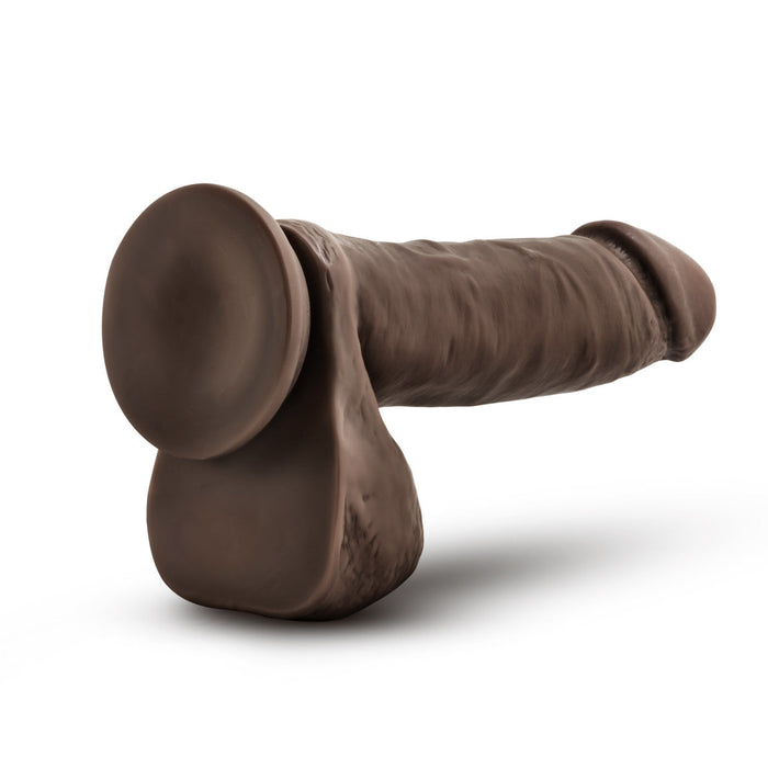 Eden 8" Long Realistic Dildo With Balls & Suction Cup Base