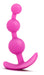 Adult Sex Toys 5" Long Curved Pink Silicone Anal Bead