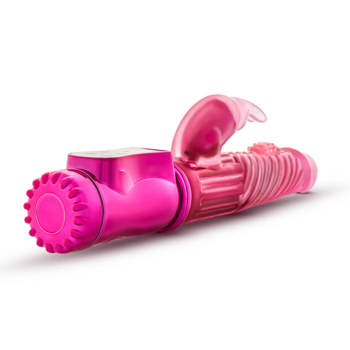 Eden 9" Long Pink Multi-Speed Gyrating & Rotating Rabbit Vibrator