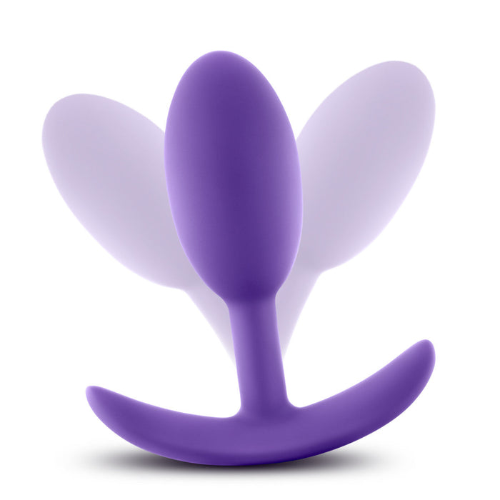 Eden 4" Long Medium Purple Silicone Realistic Anal Butt Plug