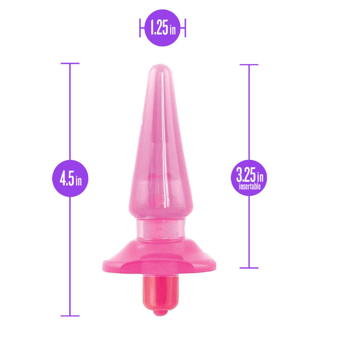 Eden 4.5" Long Pink 3 Mode Anal Butt Plug