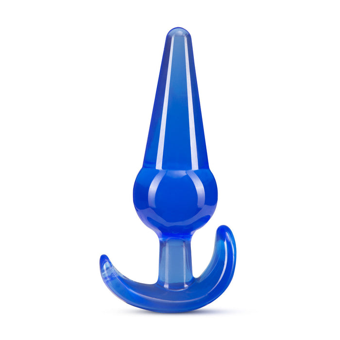 Adult Sex Toys 4.5" Long Blue Beginner's Anal Butt Plug