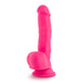 Adult Sex Toys Pink Silicone Curved Dildo