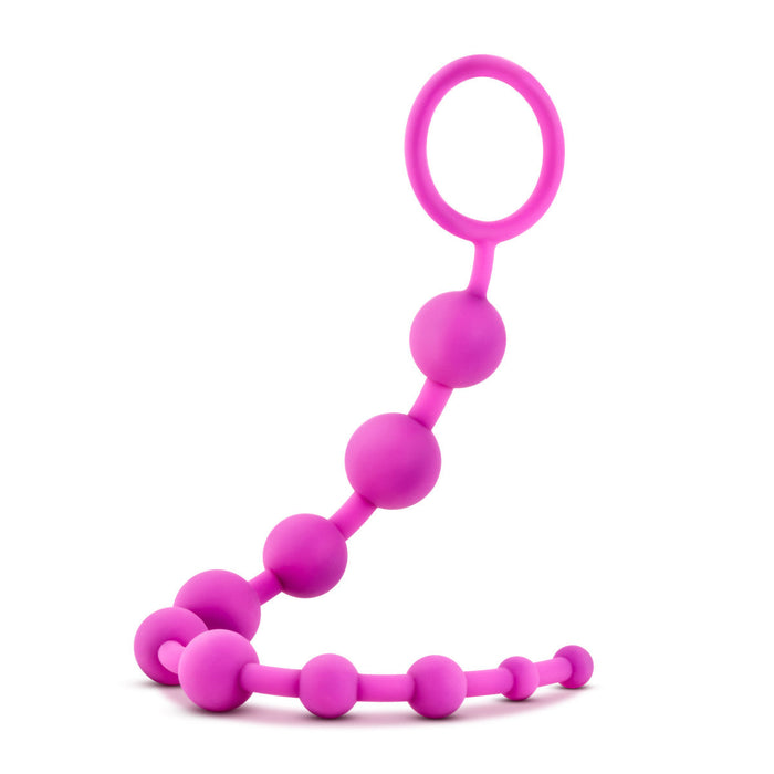 Adult Sex Toys 12.5" Long Pink Silicone Anal Bead