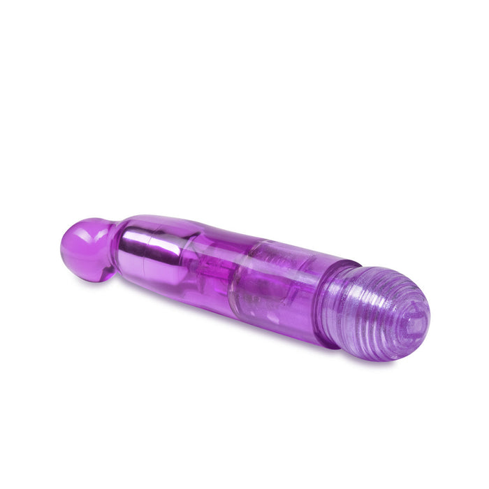 Eden 7" Long Purple Multi-Speed Curved Vibrating Dildo