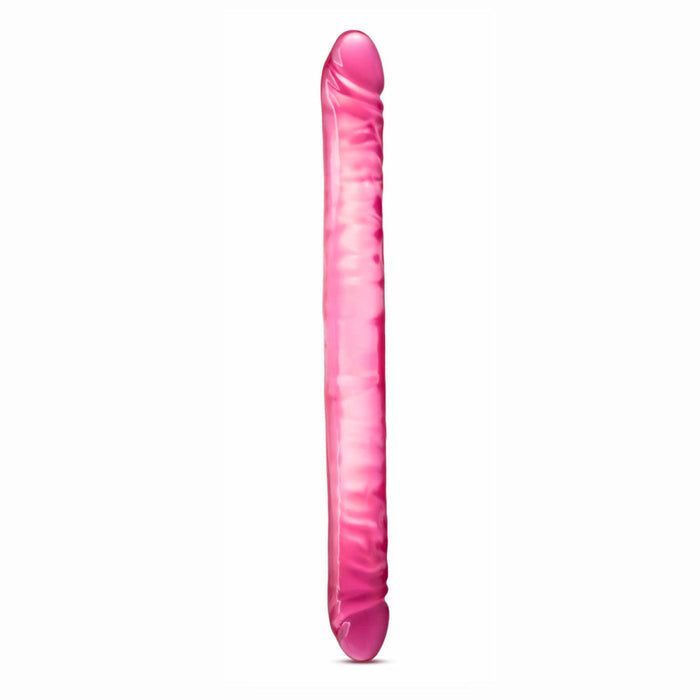 Eden 18" Long Pink Realistic Double Sided Dildo