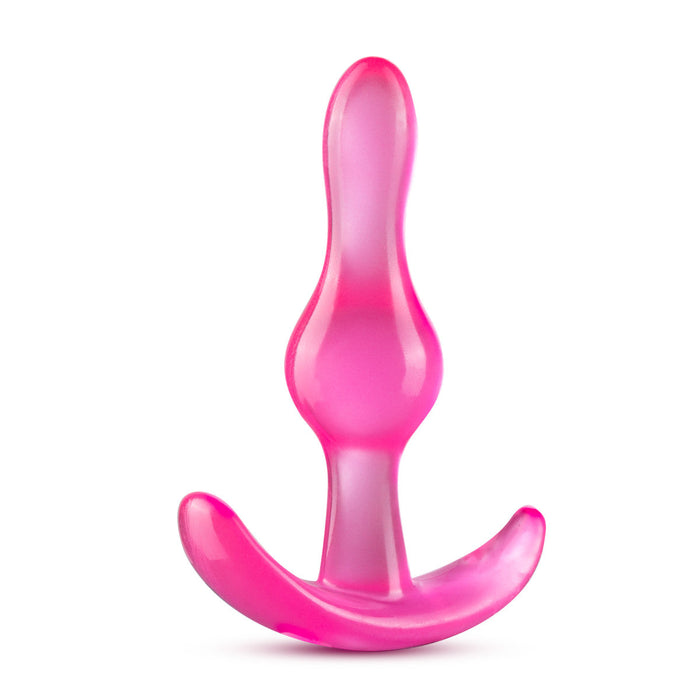 Eden 3.5" Long Pink Beginner's Slim Tapered Anal Butt Plug