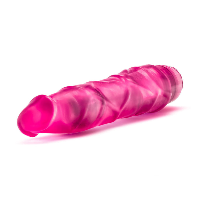 Eden 9" Long Pink Realistic Vibrating Dildo