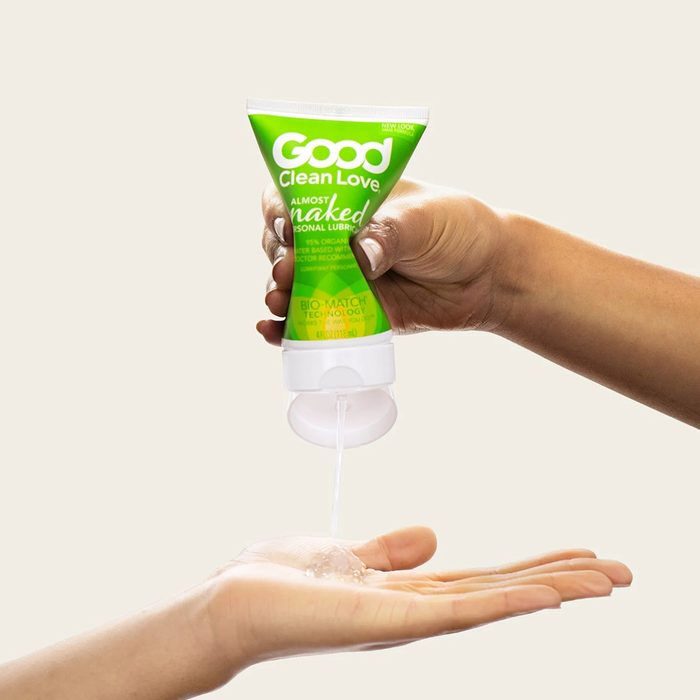 Good Clean Love Almost Naked® Water-Based Personal Lubricant with Organic Aloe Vera  4 oz.