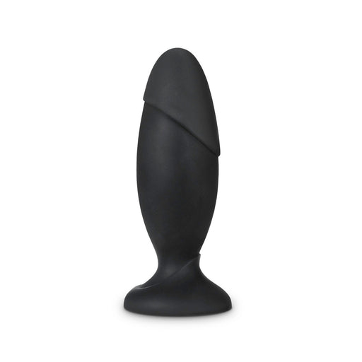 Adult Sex Toys 6" Long Black Silicone With Suction Cup Base Beginner's Anal Butt Plug